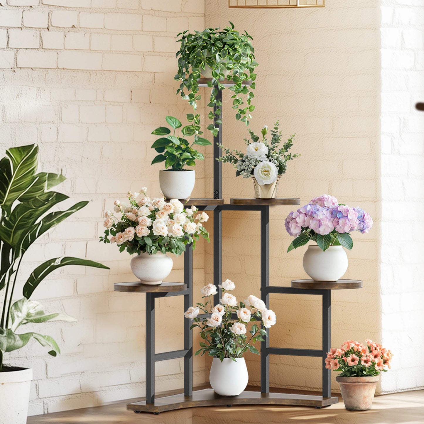6-Tier Corner Plant Display Stand