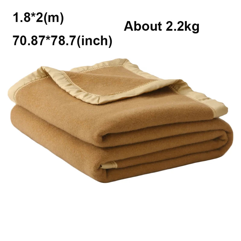 Versatile 100% Wool Blanket