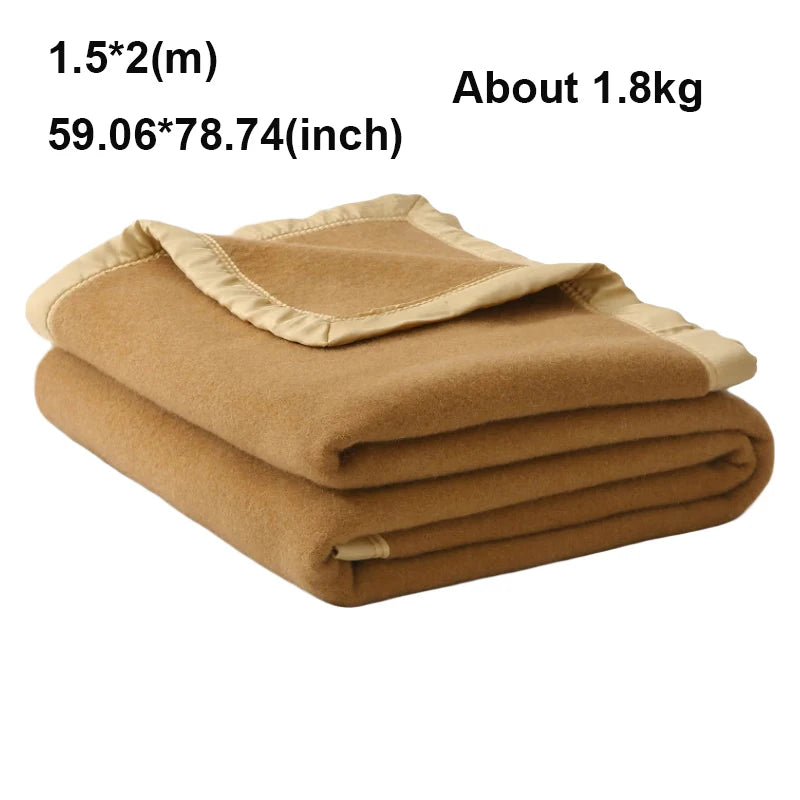 Versatile 100% Wool Blanket