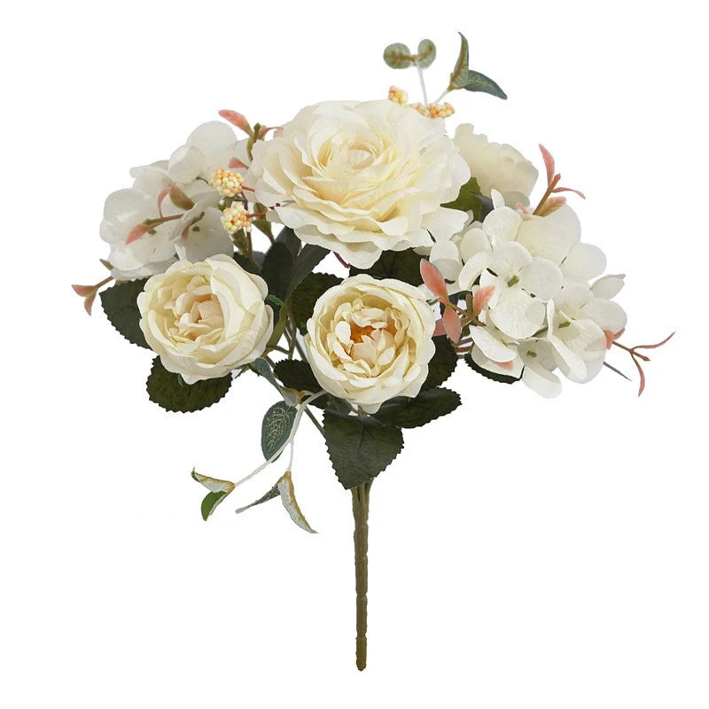 Vintage Silk Rose & Peony Bouquets