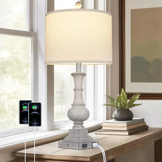 Dimmable Farmhouse Table Lamps