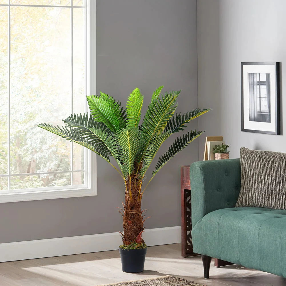 Short Artificial Palm Tree in Pot
