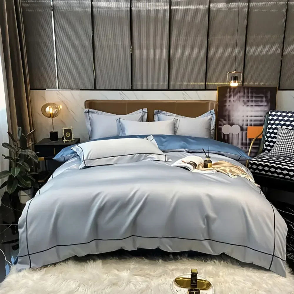 Solid Color Egyptian Cotton Bedding Sets