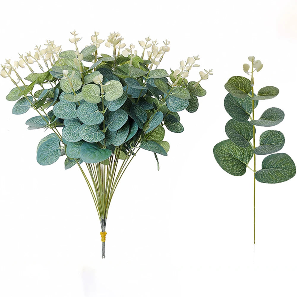 Silk Eucalyptus Leaf Set
