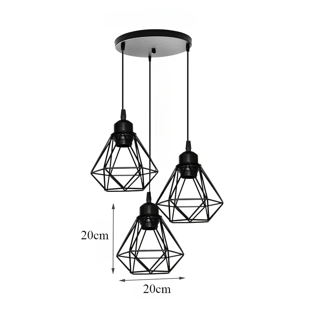 Nordic Single Head Iron Pendant Light