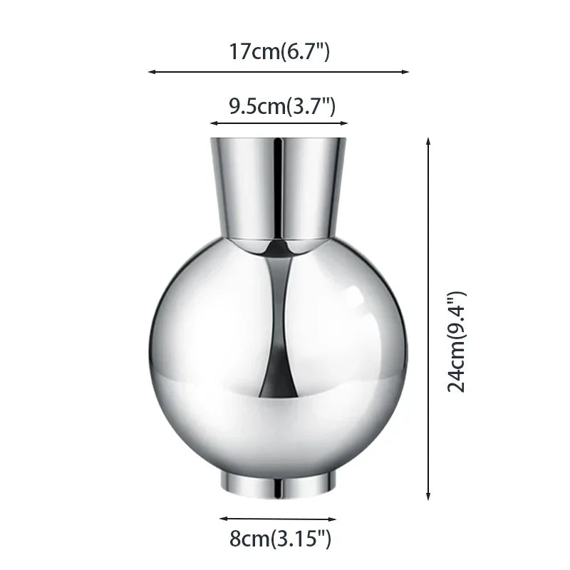 Nordic Stainless Steel Table Vase
