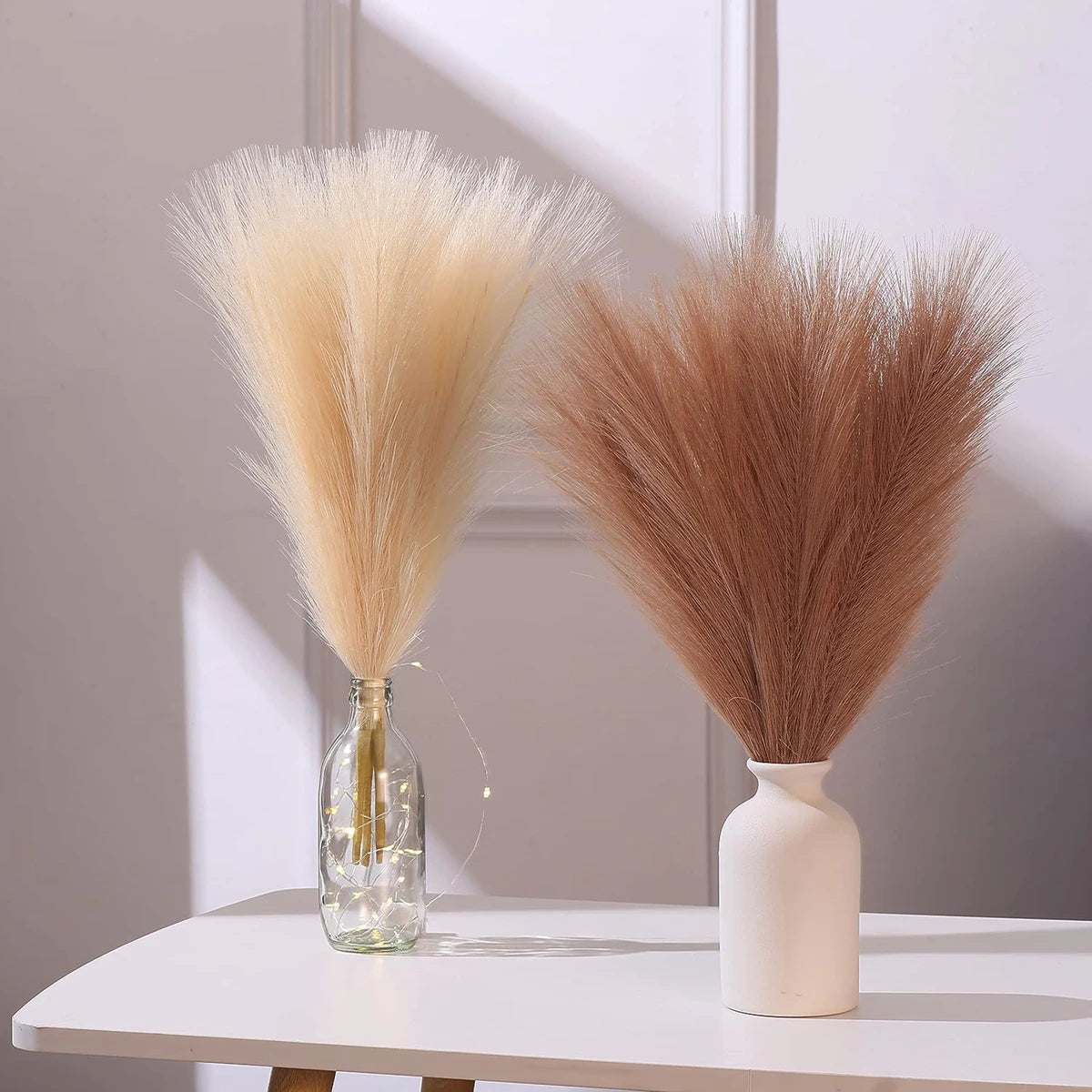 Artificial Pampas Grass Set
