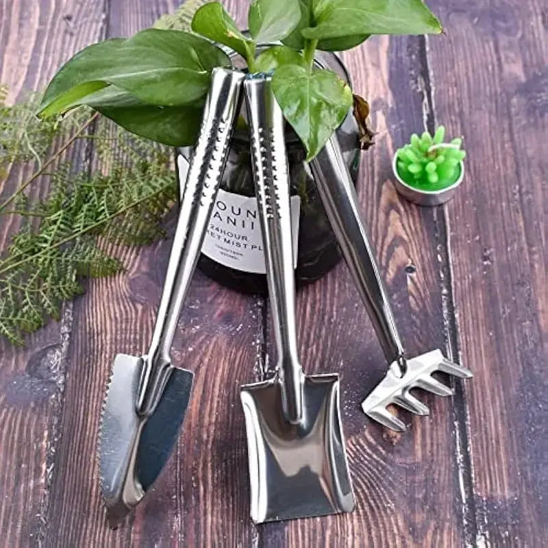 3-Piece Stainless Steel Garden Trowel Set