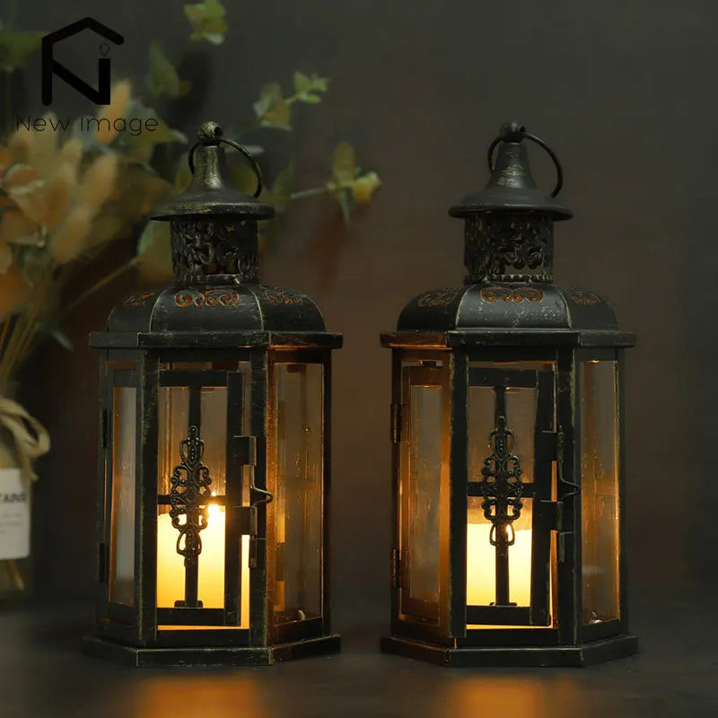 Vintage Nordic Candle Lantern