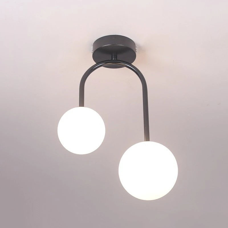 Nordic Glass Ball Ceiling Light