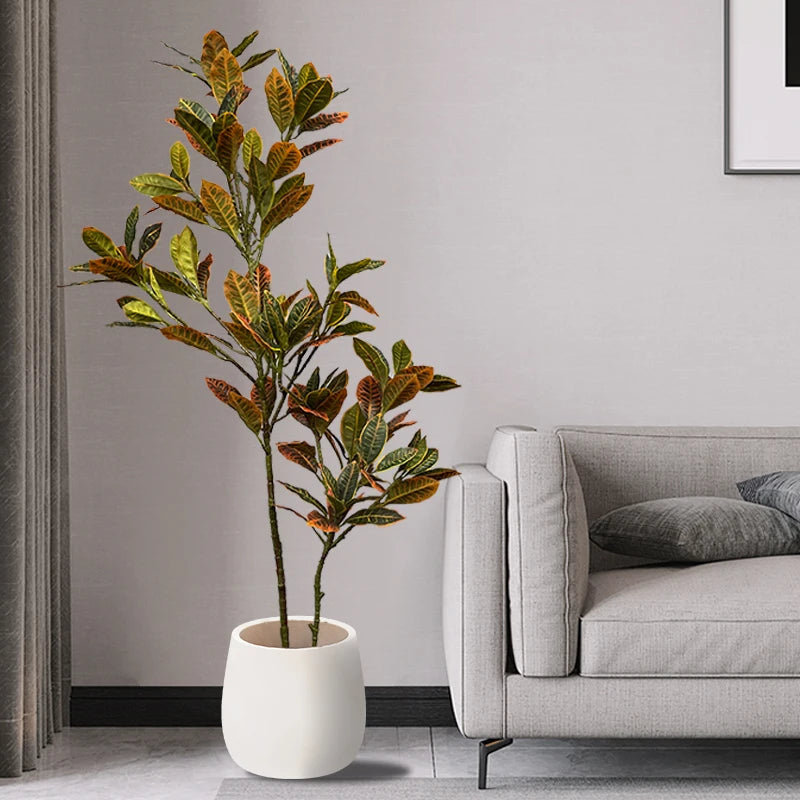Artificial Tropical Magnolia Leaf Branch