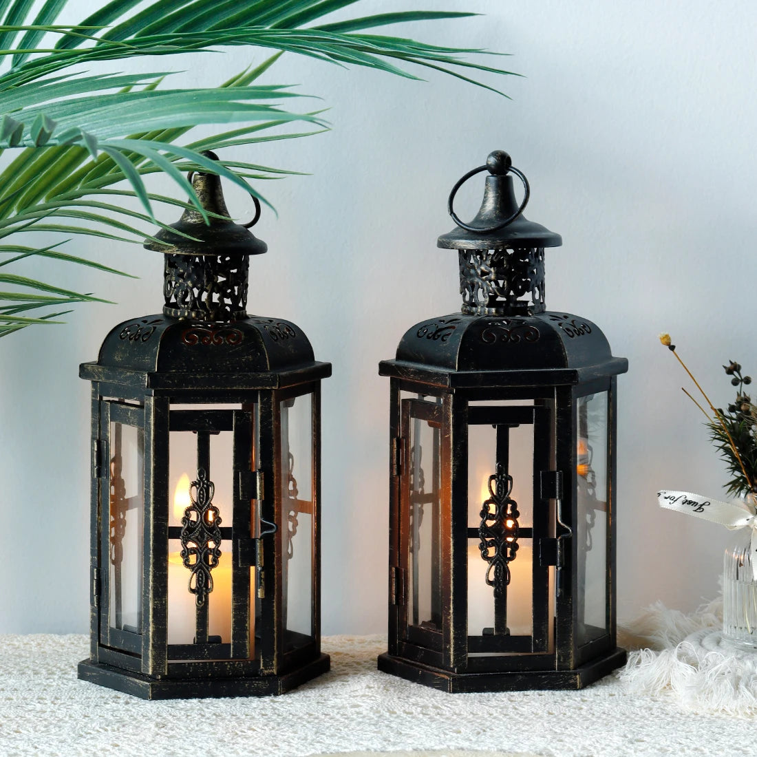 Vintage Nordic Candle Lantern