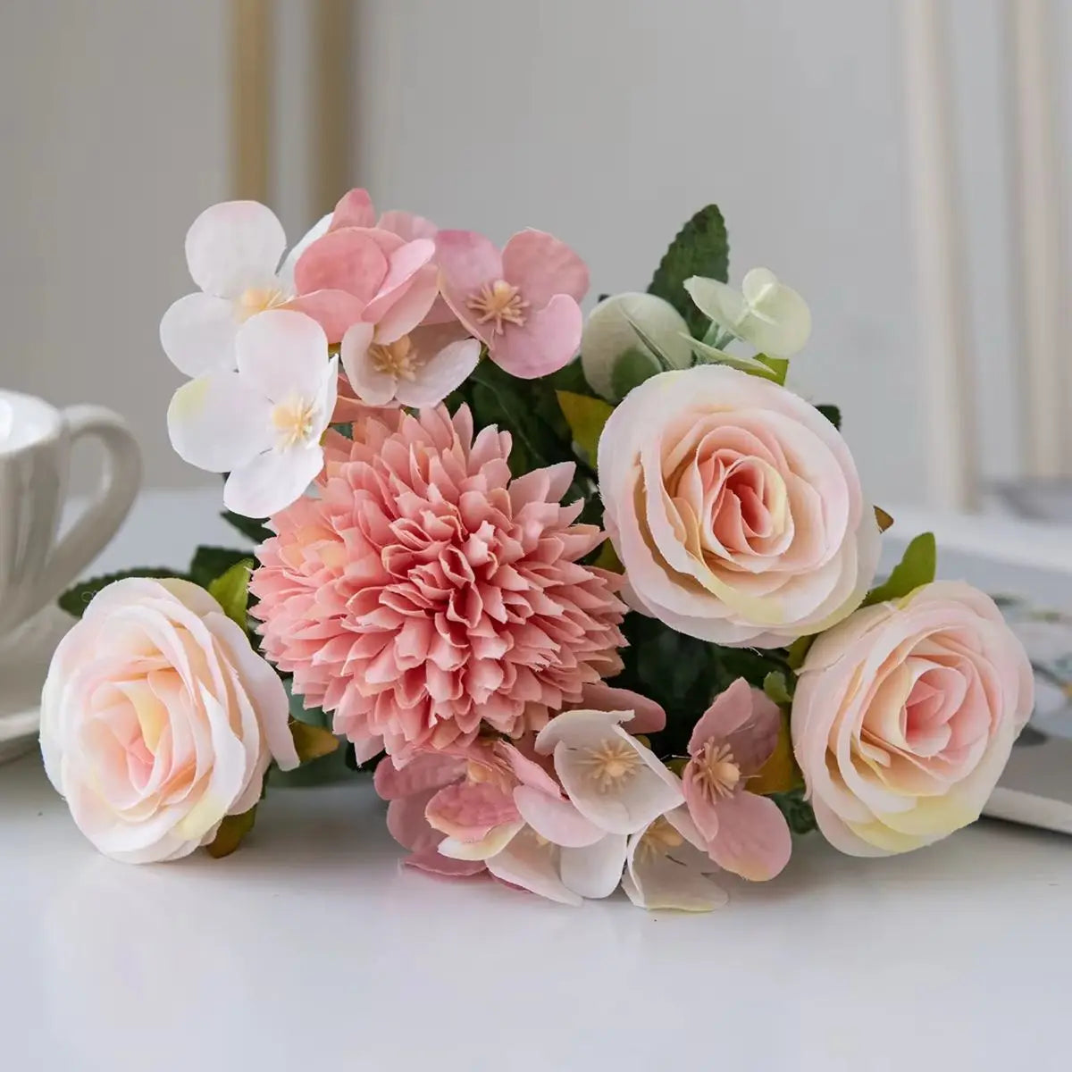 Vintage Silk Rose & Peony Bouquets
