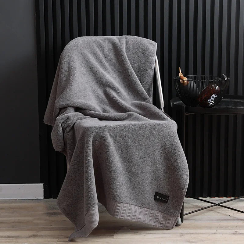 Striped Egyptian Cotton Bath Towel