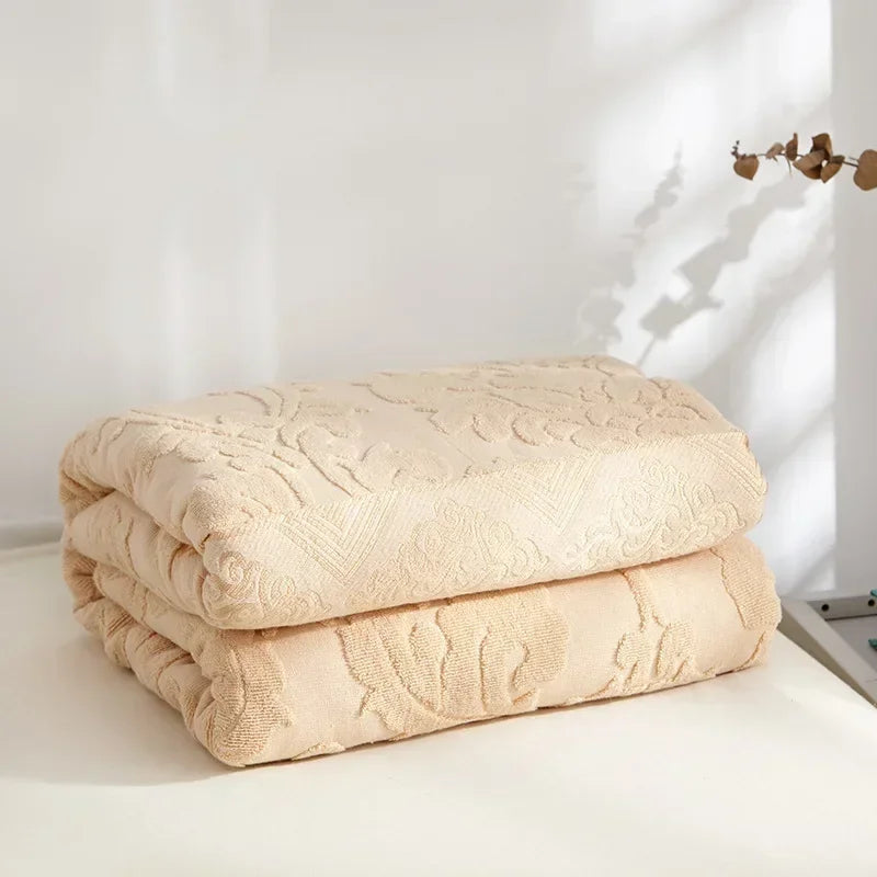 Jacquard Cotton Towel Blanket