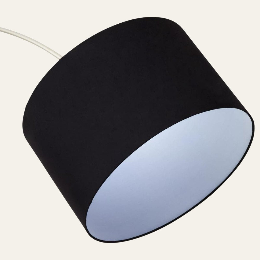 Hubert Satin Nickel Floor Lamp