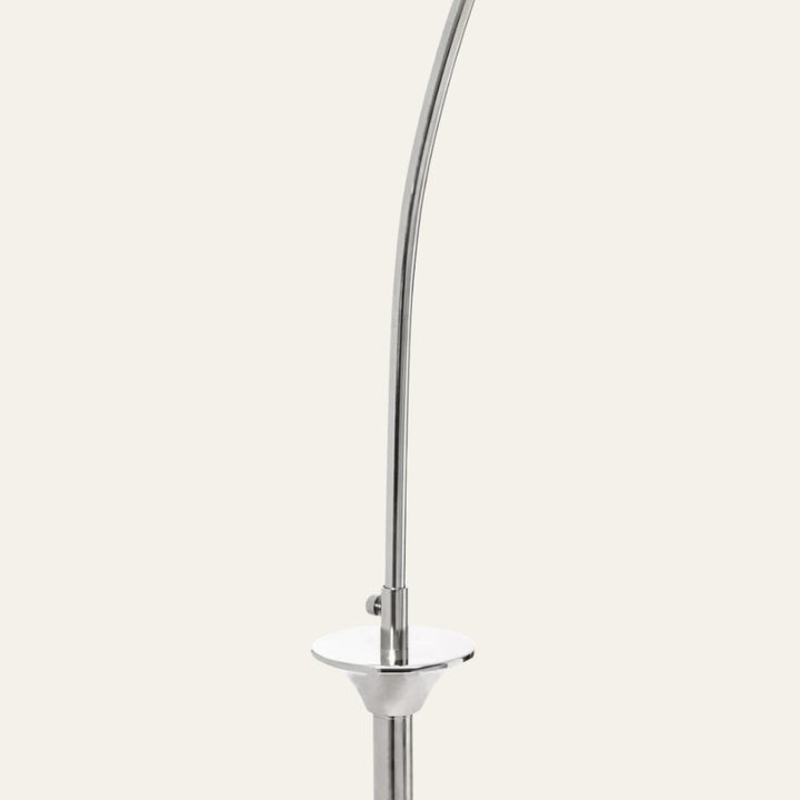 Hubert Satin Nickel Floor Lamp