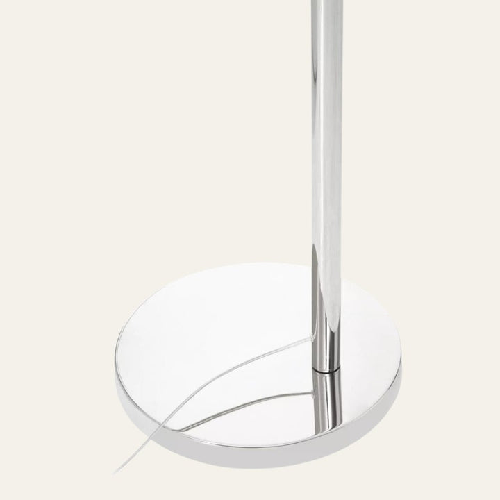 Hubert Satin Nickel Floor Lamp