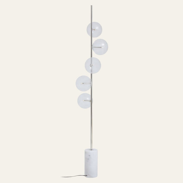 Abira Nickel Floor Lamp