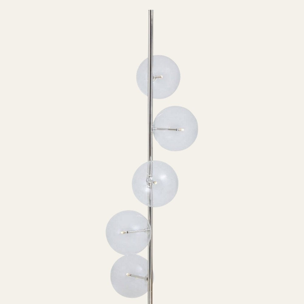 Abira Nickel Floor Lamp