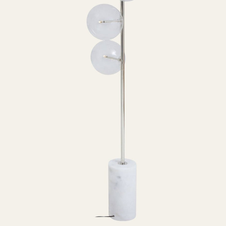 Abira Nickel Floor Lamp