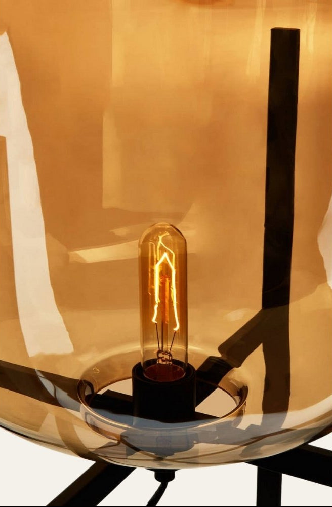 Trieste Champagne Glass Floor Lamp