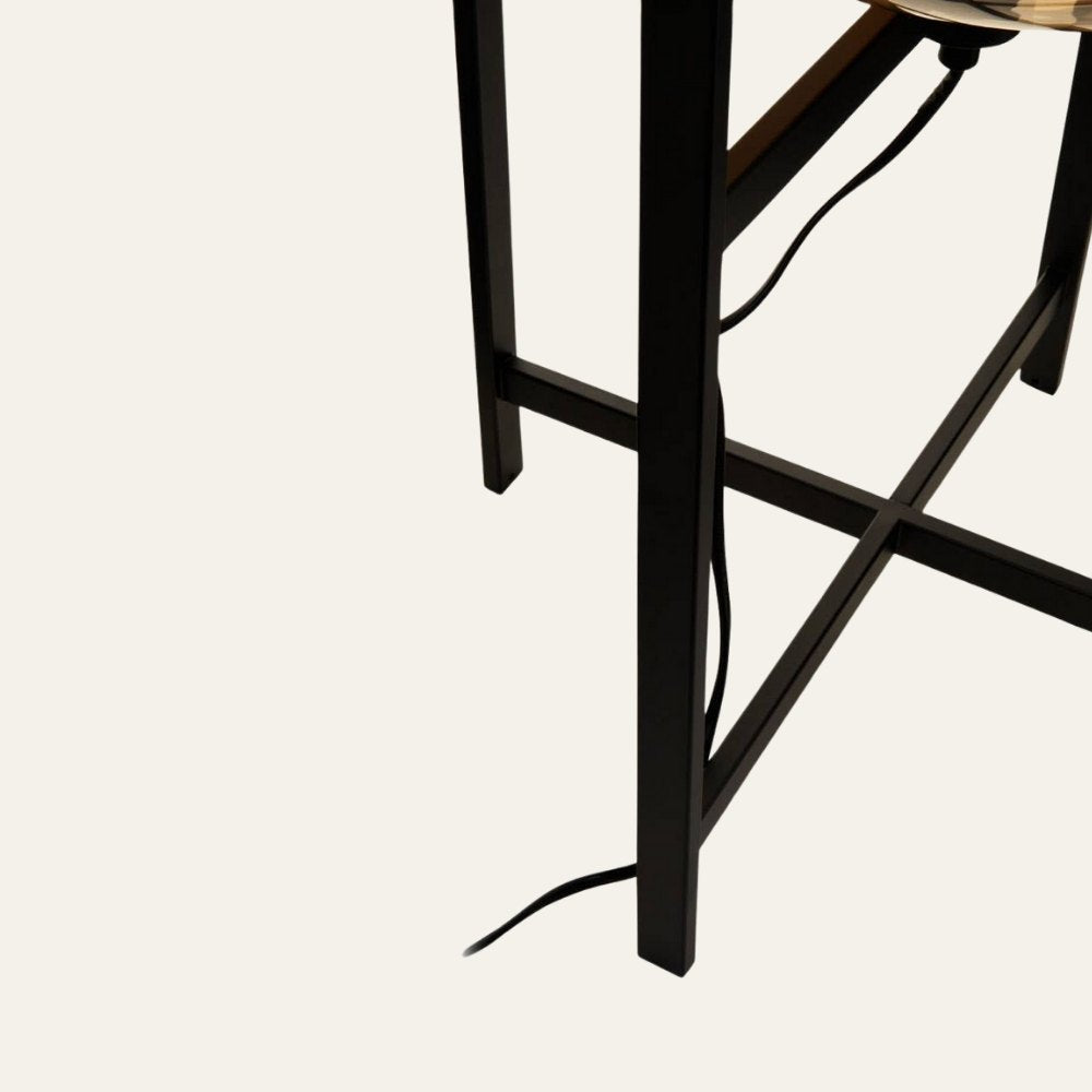 Trieste Champagne Glass Floor Lamp