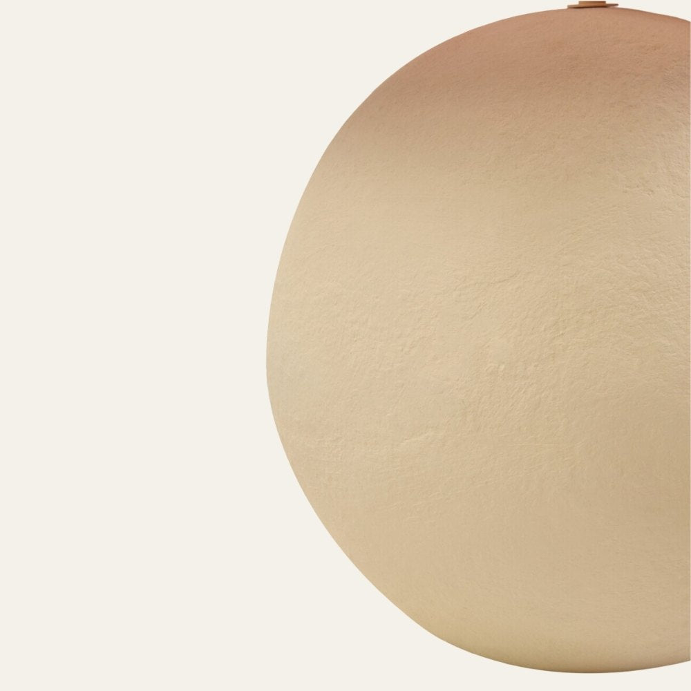 Carta Rust Raffia Table Lamp