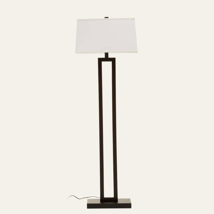 Leora Black Floor Lamp