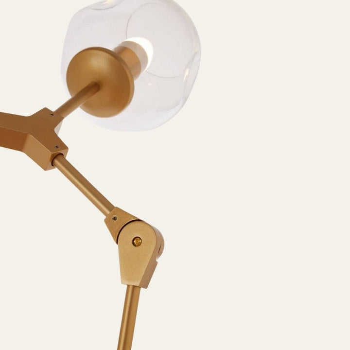 Abira 8 Arm Gold Pendant Lamp