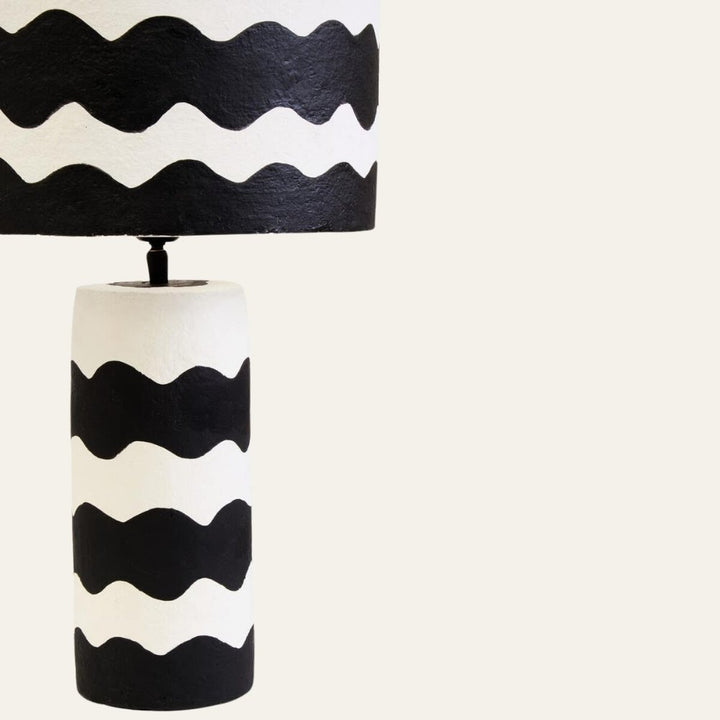 Carta Curved Stripe Table Lamp