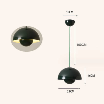 Modern Semicircular Pendant Light