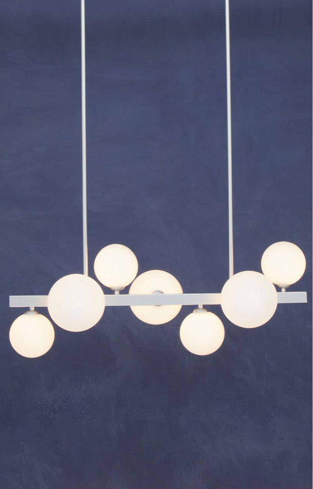 Abira 7 Light Chrome Pendant Lamp