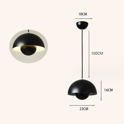 Modern Semicircular Pendant Light