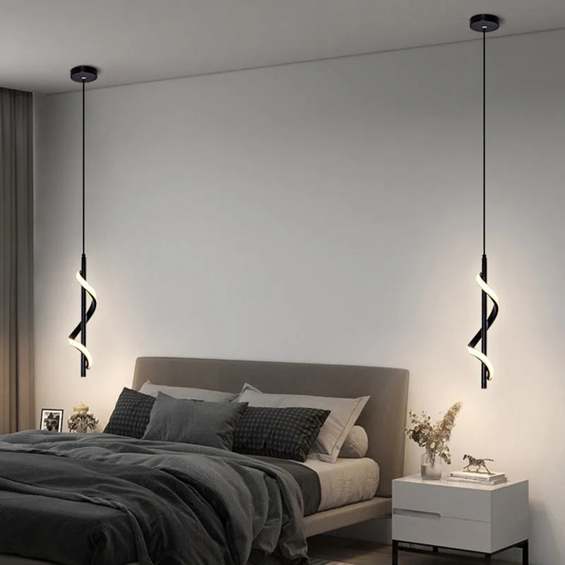 Bedside Rotating Chandelier