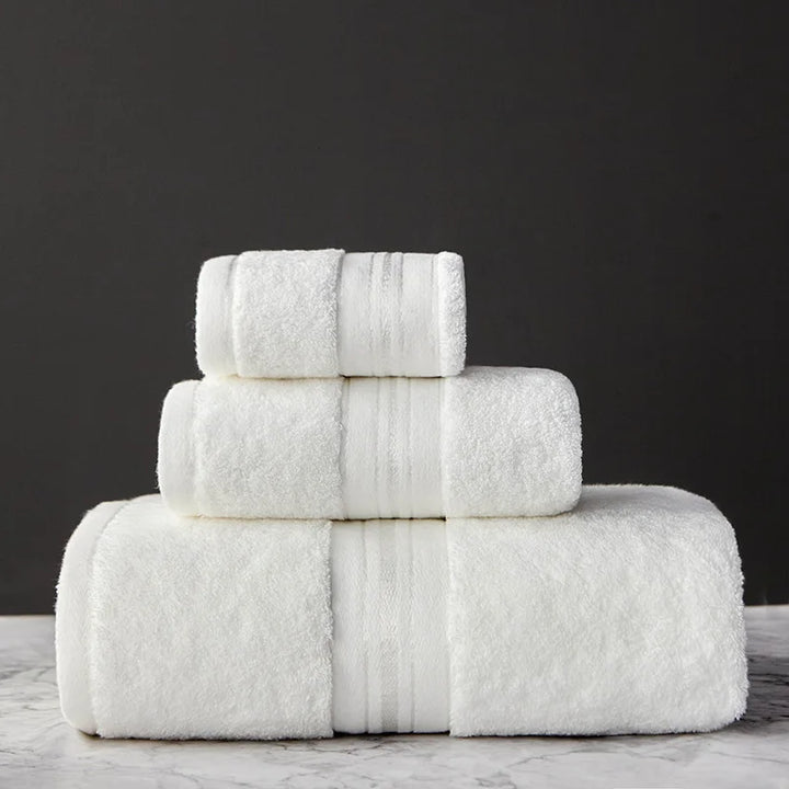 Egyptian Cotton Stripe Towel Set