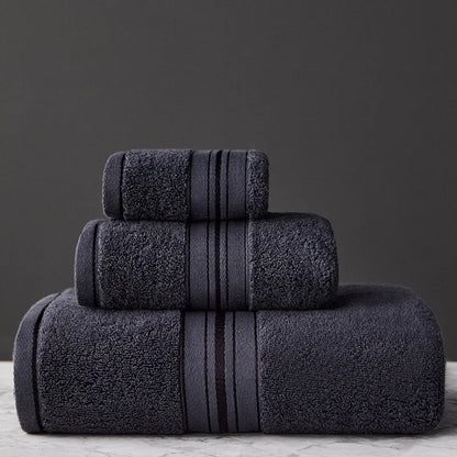 Egyptian Cotton Stripe Towel Set