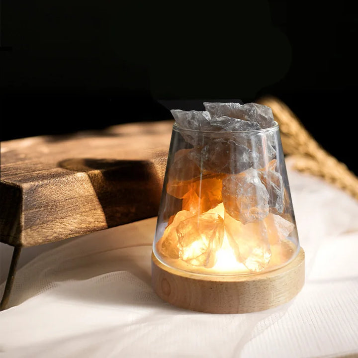 Himalayan Salt Lamp & Oil Diffuser