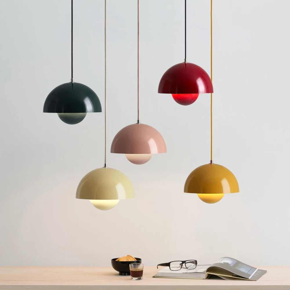 Modern Semicircular Pendant Light
