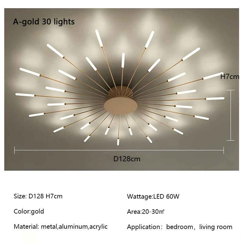 Modern Fireworks LED Light
