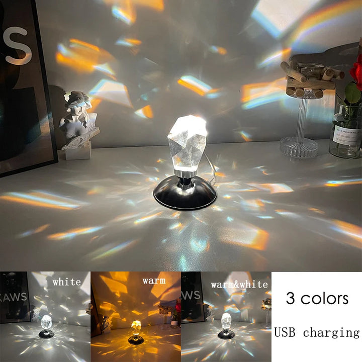 Crystal Shadow Lamp