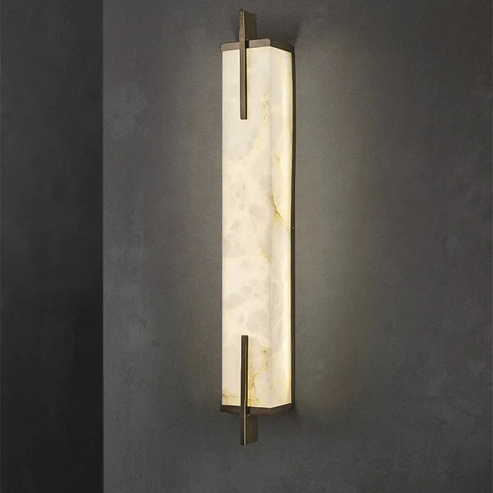 Nordic Minimalist Marble-Style Wall Light