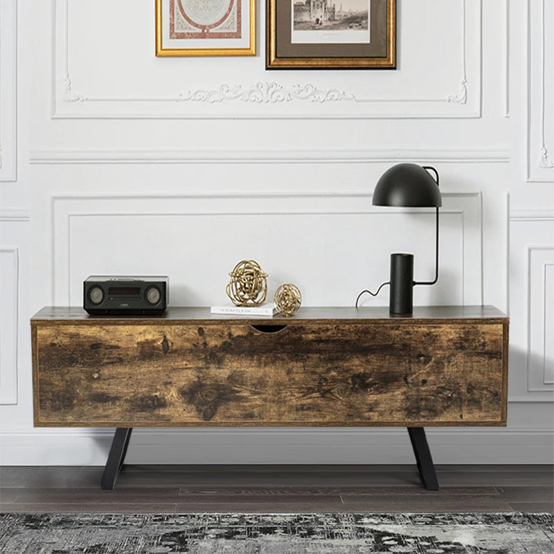 Industrial Flip-Top Storage Bench