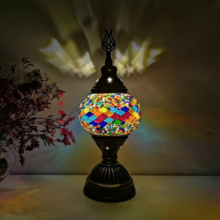 Mosaic Glass Table Lamp