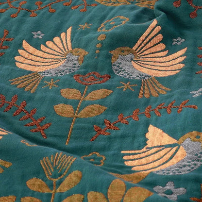 Japanese Cotton Throw Blanket