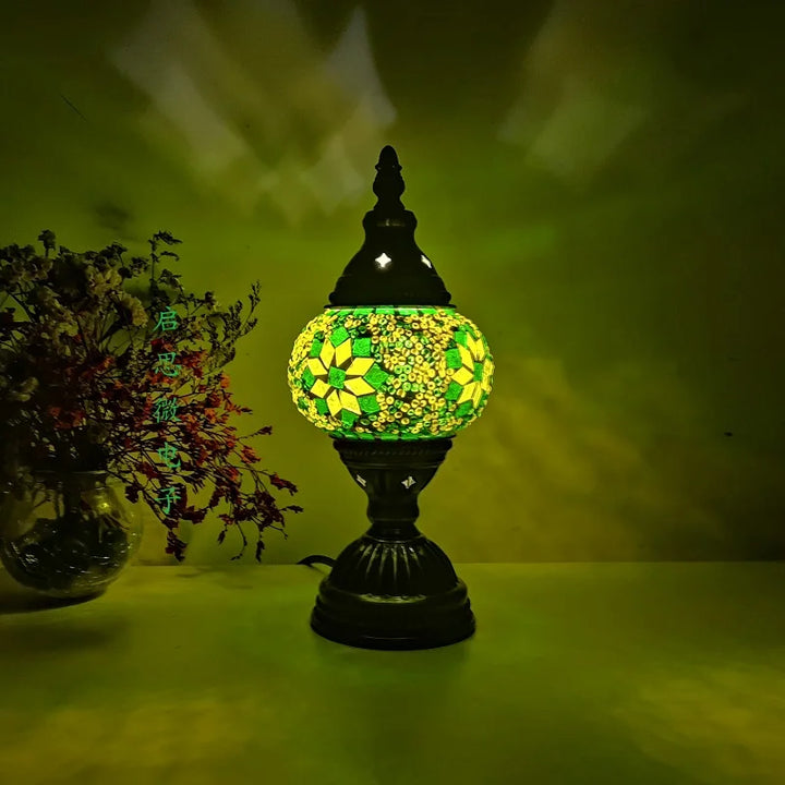 Mosaic Glass Table Lamp