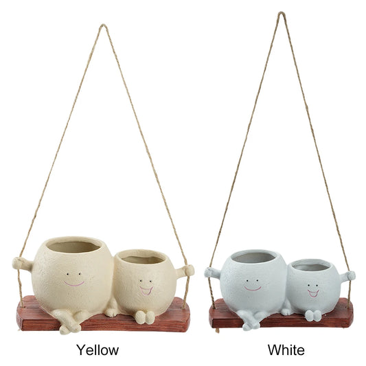 Smiley Face Hanging Planter