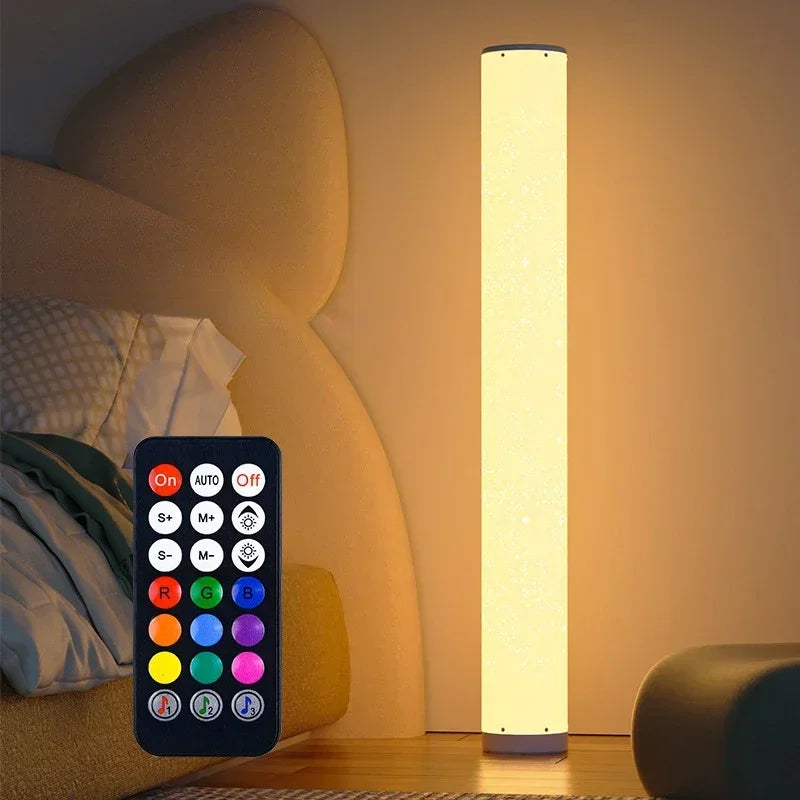 Smart RGB LED Corner Floor Lamp