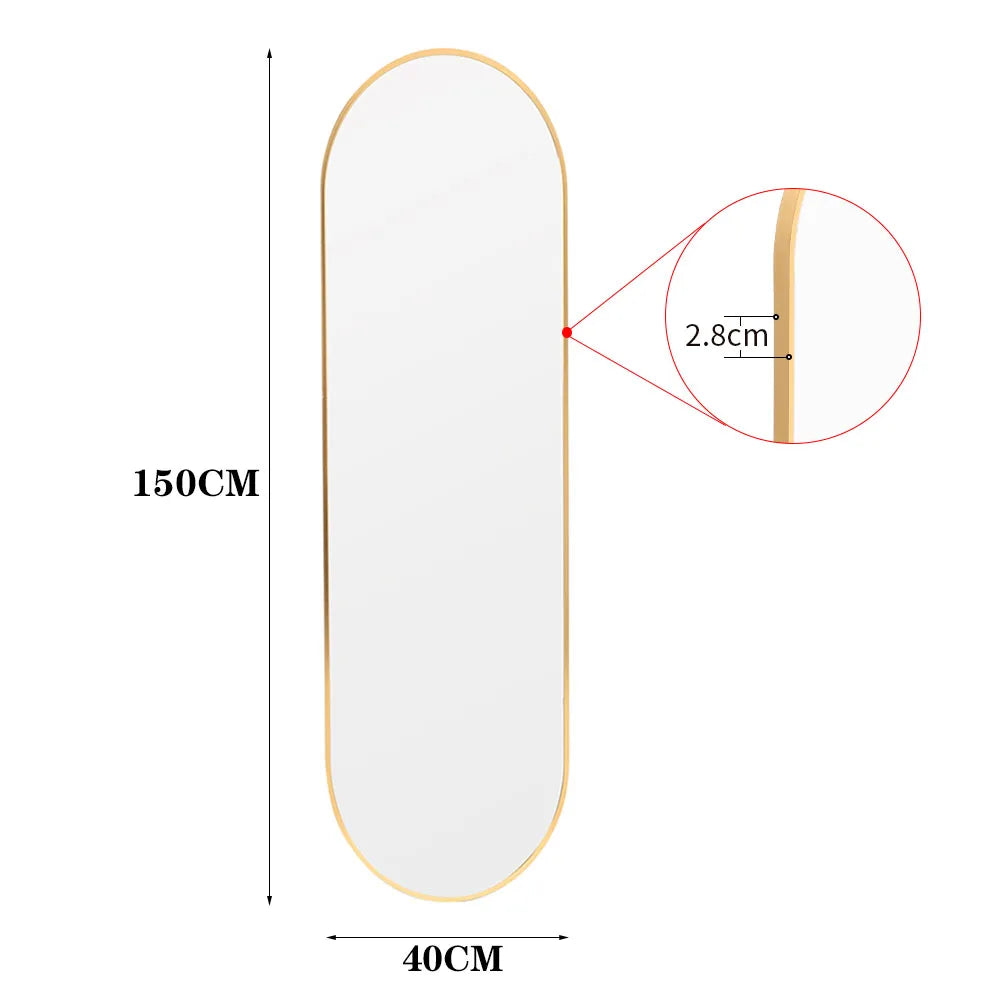 Modern Oval Wall Mirror