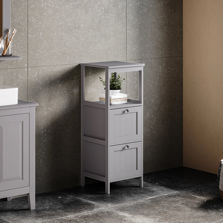 Compact Wooden Bathroom Cabinet
